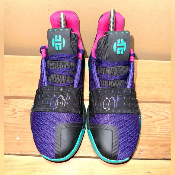 James Harden adidas Harden Vol 3 Drew League College Purple Size 5.5 - Picture 4 of 9